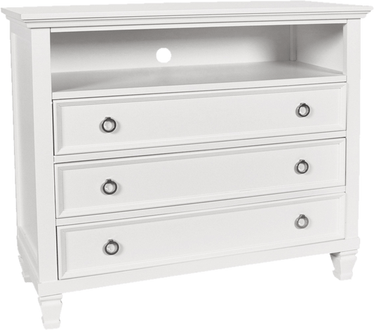 Boothe 3 Drawer 42'' W Solid Wood Dresser