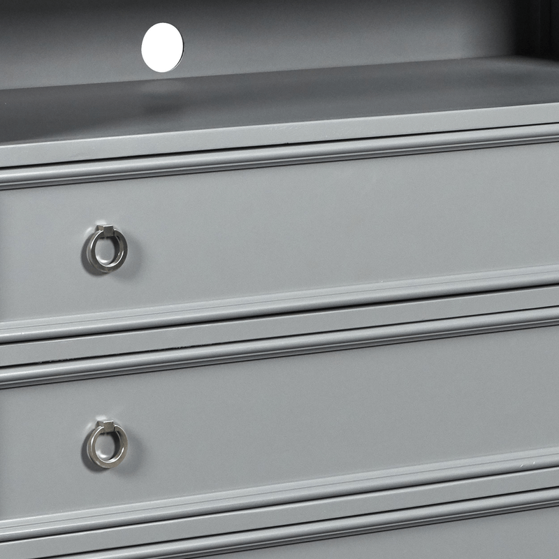 Boothe 3 Drawer 42'' W Solid Wood Dresser