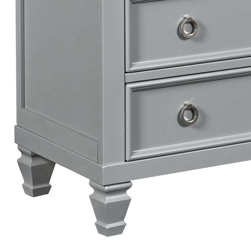 Boothe 3 Drawer 42'' W Solid Wood Dresser