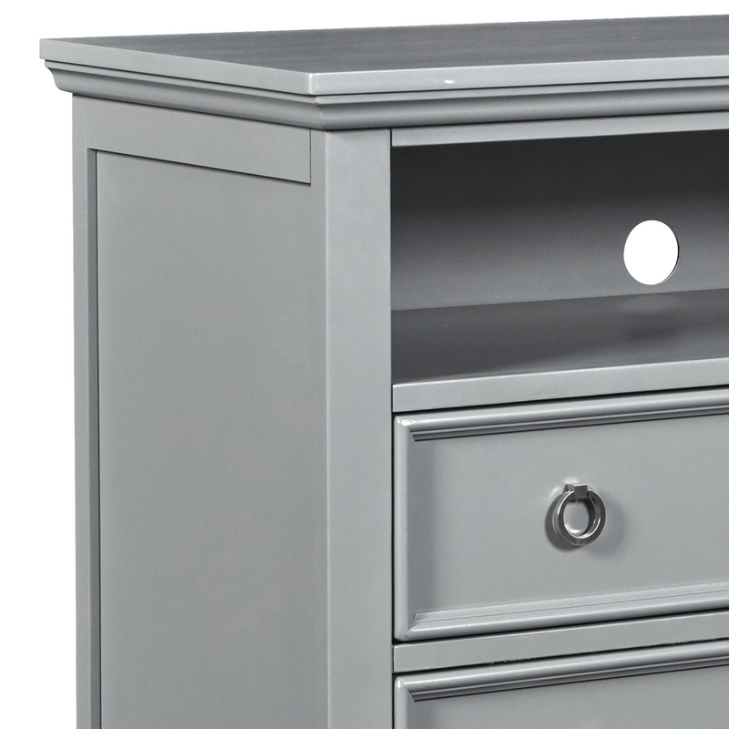 Boothe 3 Drawer 42'' W Solid Wood Dresser