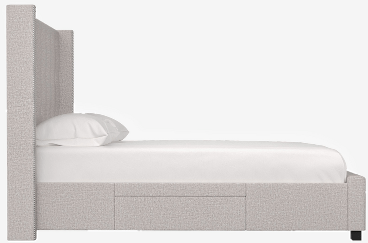 Aadya Tufted Upholstered Storage Standard Bed