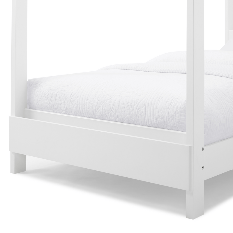 Twin Solid Wood Platform Standard Bed with Shelves by Delta Children