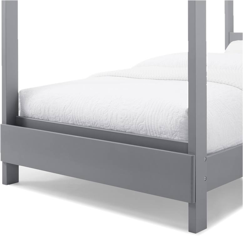 Twin Solid Wood Platform Standard Bed with Shelves by Delta Children