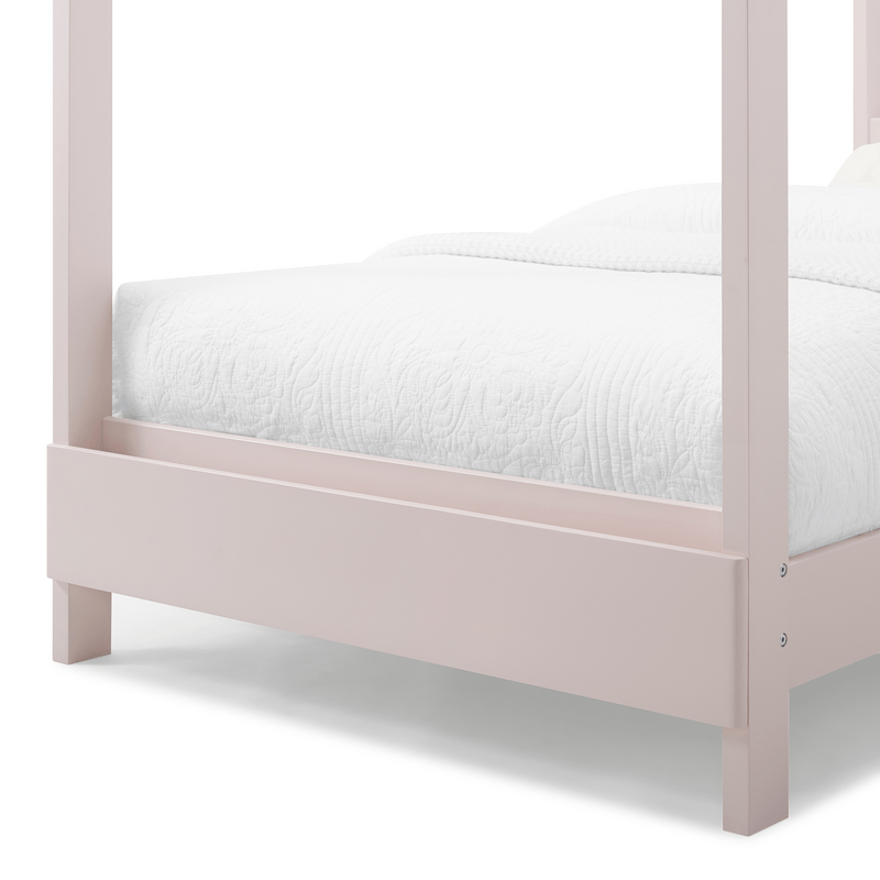 Twin Solid Wood Platform Standard Bed with Shelves by Delta Children