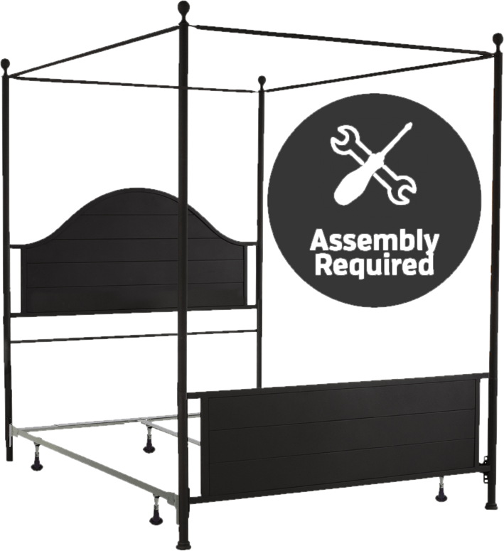 Wetumka Low Profile Canopy Bed