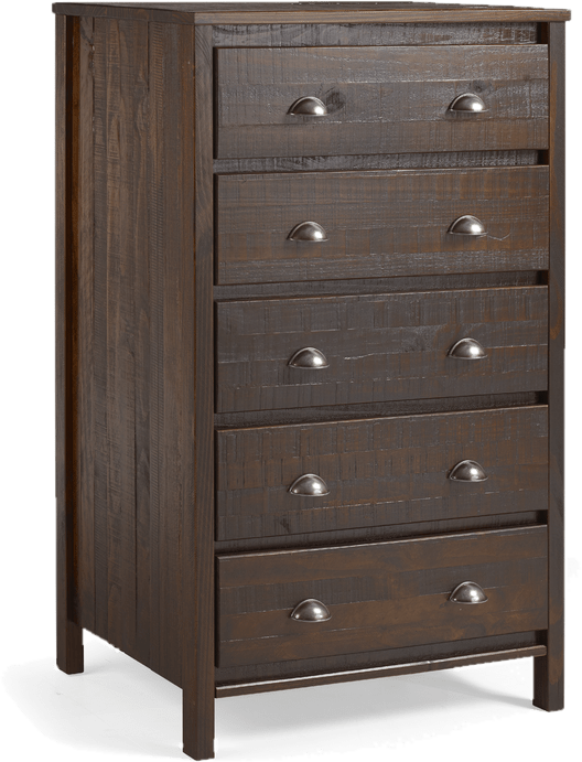 Mannion 5 Drawer 33" W Solid Wood Chest