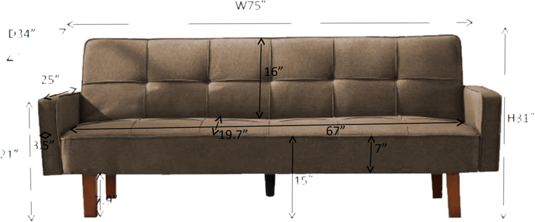 Full / Double Solid Wood Daybed with Mattress