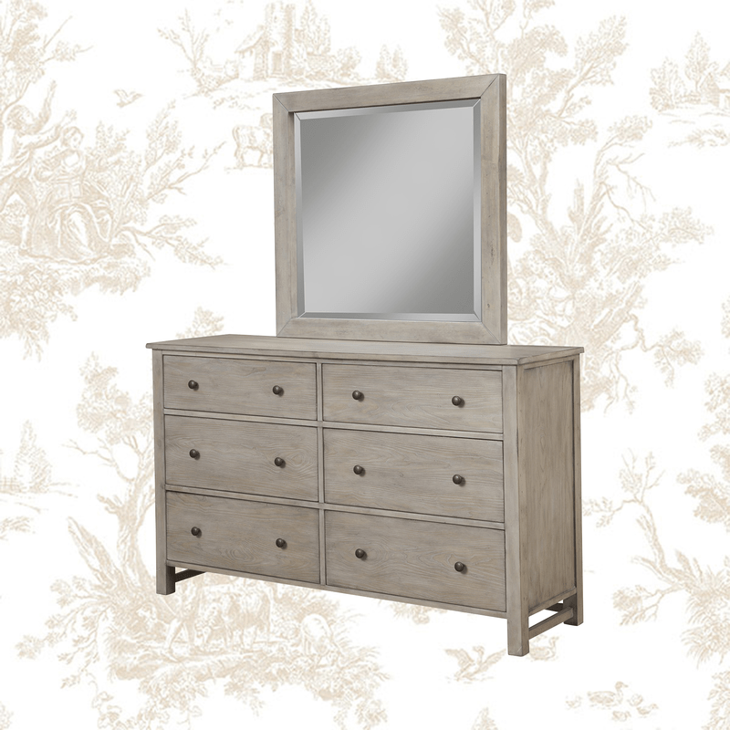 Aguirre 6 Drawer Double Dresser 60" W