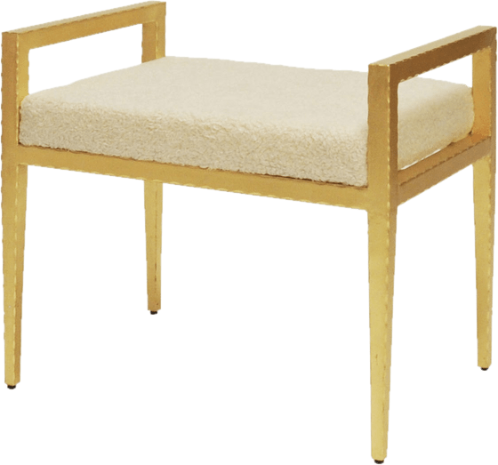 Emily Metal Vanity Stool