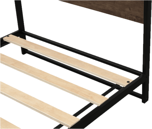 Vegard Low Profile Sleigh Platform Bed