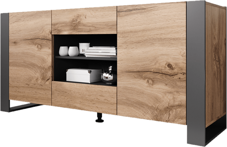 Togut 64.5" Wide 2 Drawer Sideboard