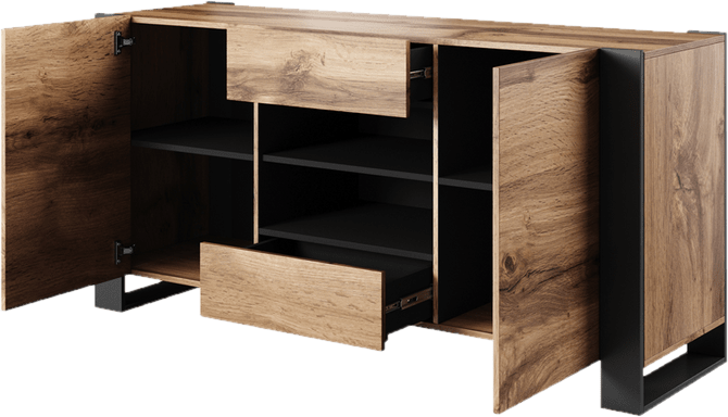 Togut 64.5" Wide 2 Drawer Sideboard