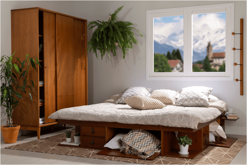 Pharr Low Profile Storage Platform Bed