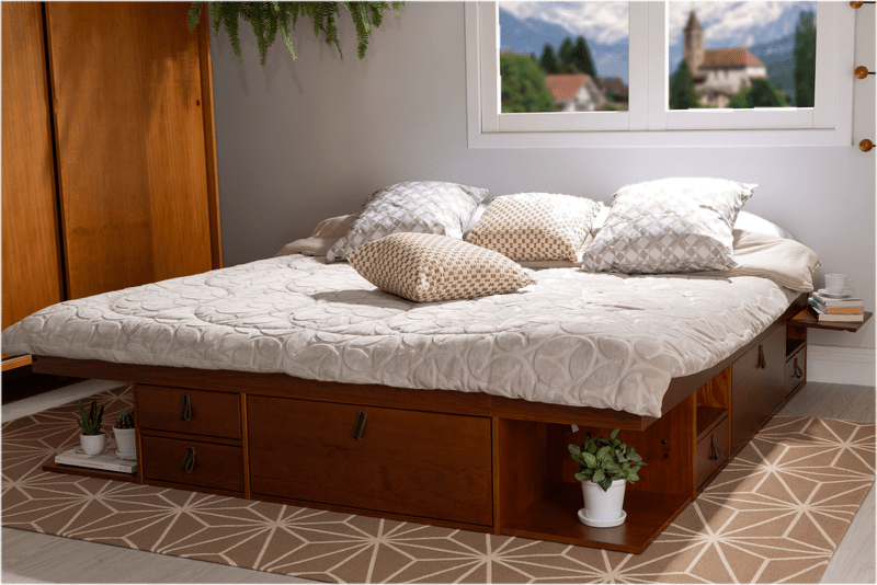 Pharr Low Profile Storage Platform Bed