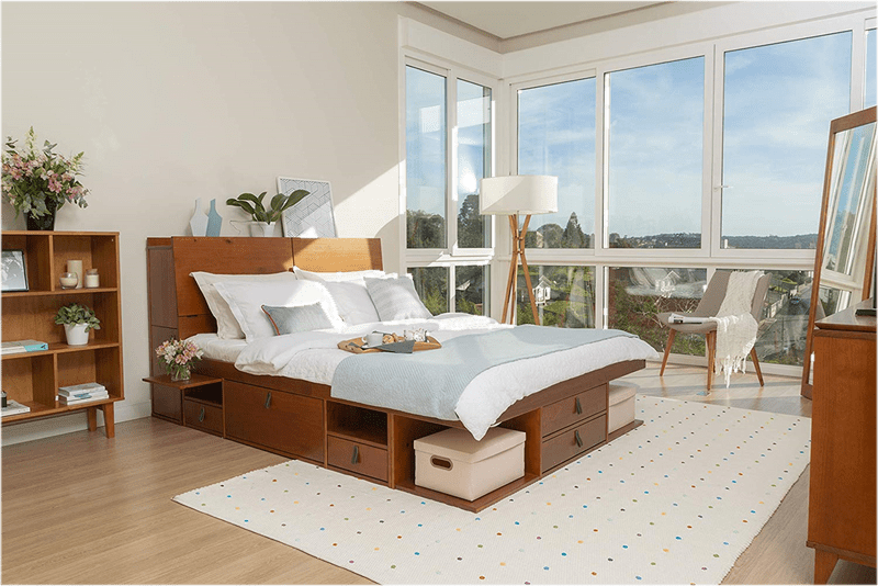 Pharr Low Profile Storage Platform Bed