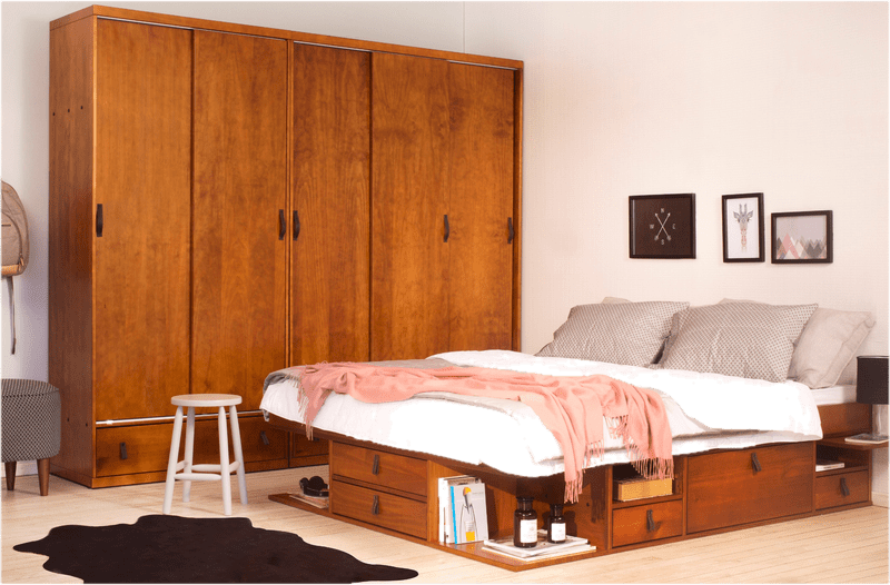 Pharr Low Profile Storage Platform Bed