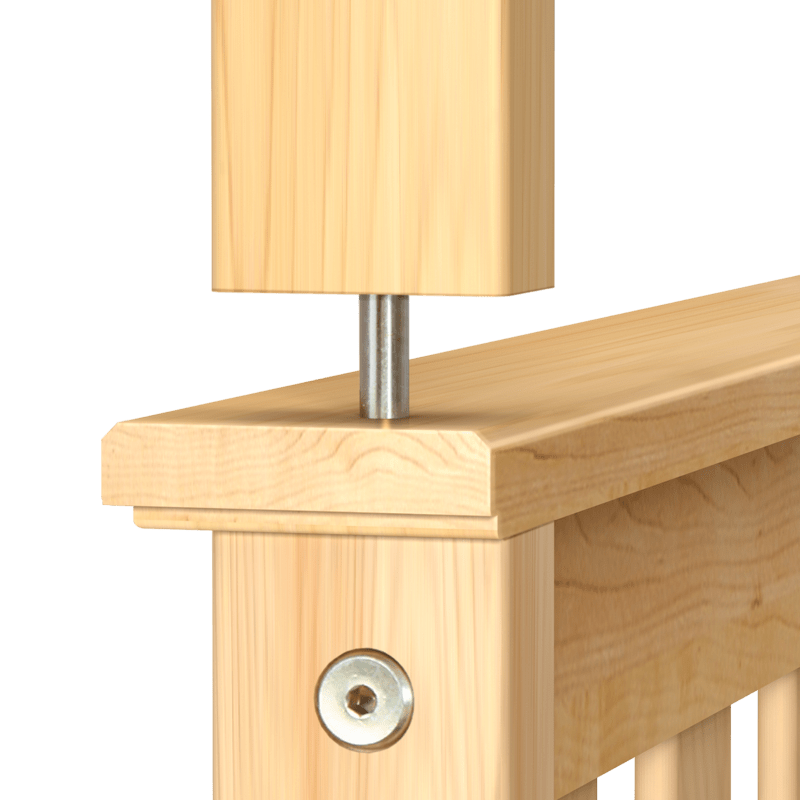 Bolles Twin Over Full Solid Wood Standard Bunk Bed by Harriet Bee