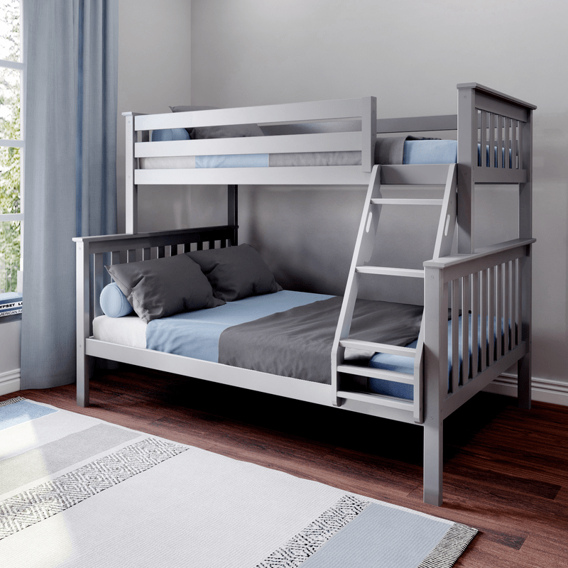 Bolles Twin Over Full Solid Wood Standard Bunk Bed by Harriet Bee
