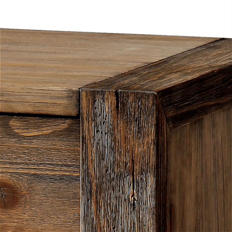 Elliston 3 Drawer Nightstand in Rustic Natural Tone