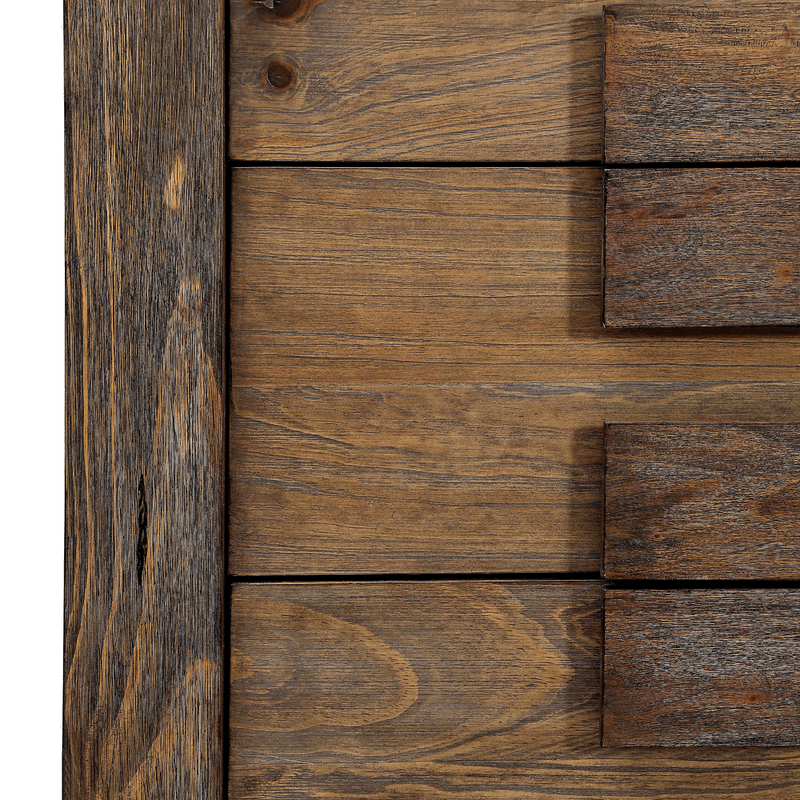 Elliston 3 Drawer Nightstand in Rustic Natural Tone