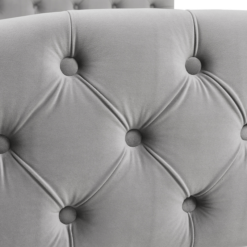 Harley Tufted Upholstered Low Profile Platform Bed