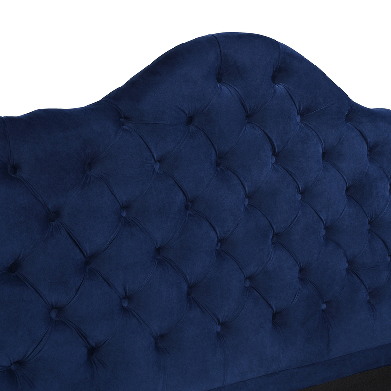 Harley Tufted Upholstered Low Profile Platform Bed