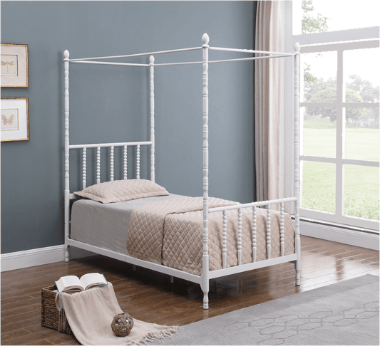 Aaliyah Twin Low Profile Canopy Bed