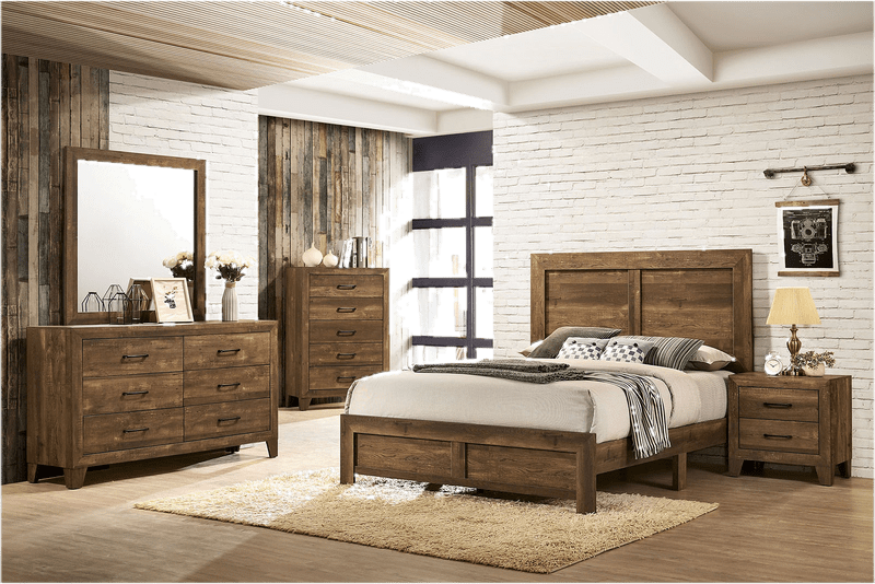 Kidham 6 Drawer 58.5" W Double Dresser with Mirror