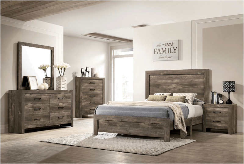 Montes 6 Drawer 58.5'' W Double Dresser with Mirror