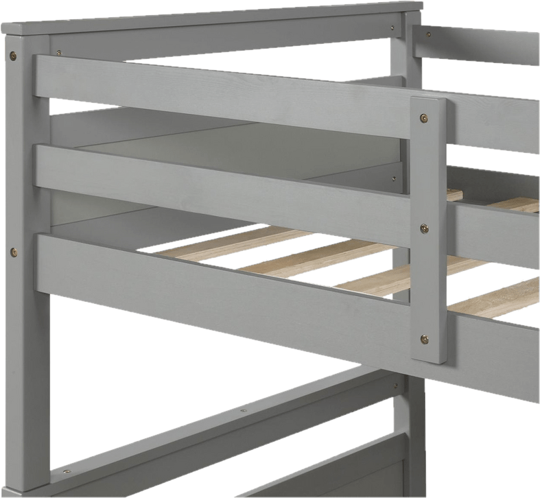 Mahurin Twin Over Full 2 Drawer Solid Wood Standard Bunk Bed by Mack & Milo™