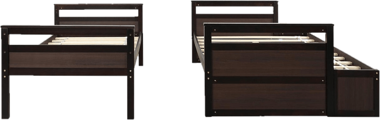 Mahurin Twin Over Full 2 Drawer Solid Wood Standard Bunk Bed by Mack & Milo™