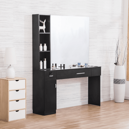 Shumake 2 Drawer Combo Dresser with Mirror