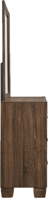 Tirrell 6 Drawer 59'' W Double Dresser with Mirror