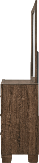 Tirrell 6 Drawer 59'' W Double Dresser with Mirror