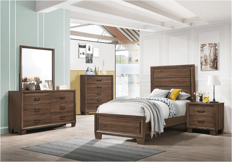 Tirrell 6 Drawer 59'' W Double Dresser with Mirror