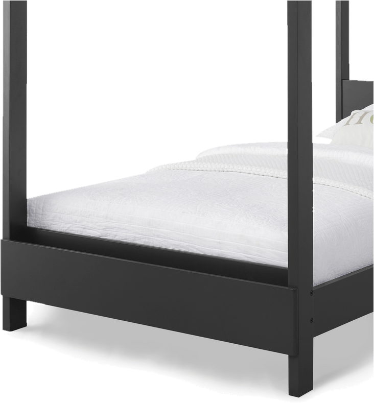 Twin Solid Wood Platform Standard Bed with Shelves by Delta Children