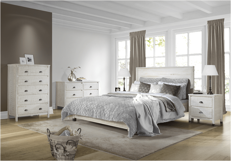 Mannion 5 Drawer 33" W Solid Wood Chest