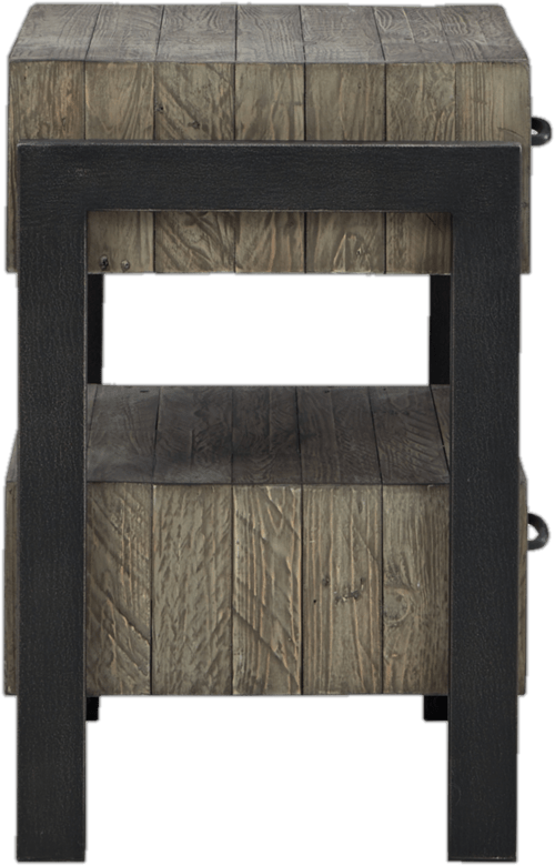 Candice Solid + Manufactured Wood Nightstand