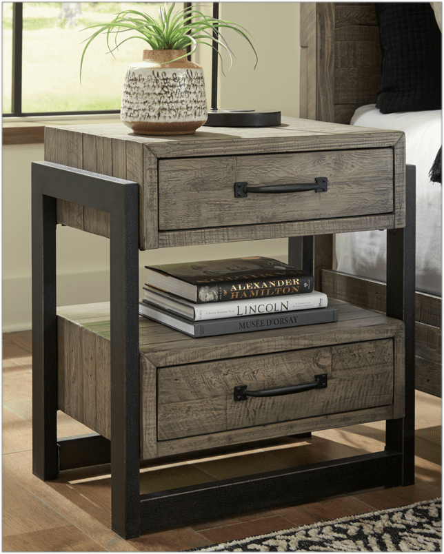 Candice Solid + Manufactured Wood Nightstand