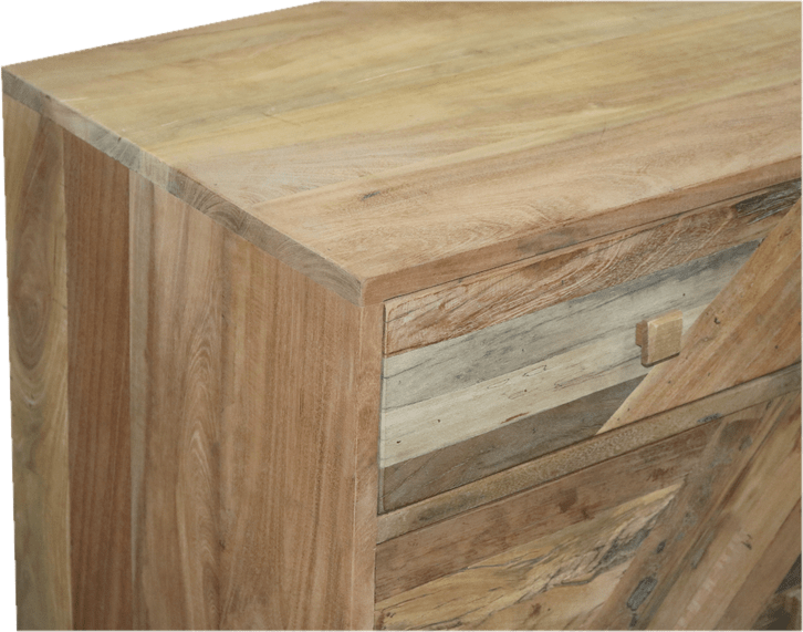 Matthes 2 Drawer 35" W Combo Dresser