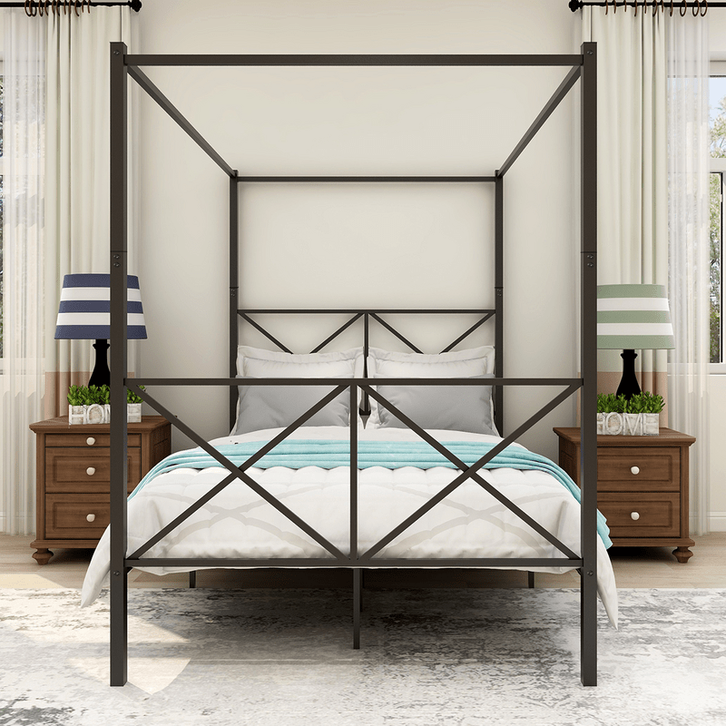 Canopy Bed With Headboard