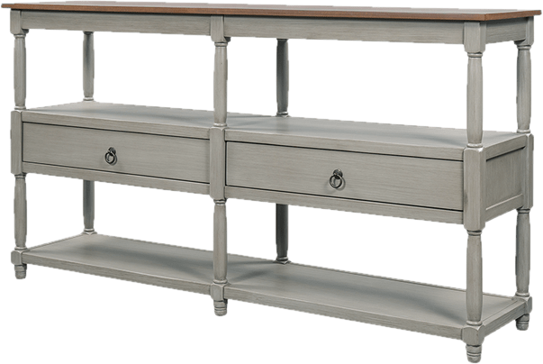 Meryl 57.9'' Solid Wood Console Table