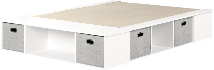 Flexible Storage Platform Bed