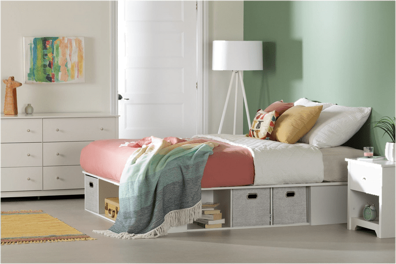 Flexible Storage Platform Bed