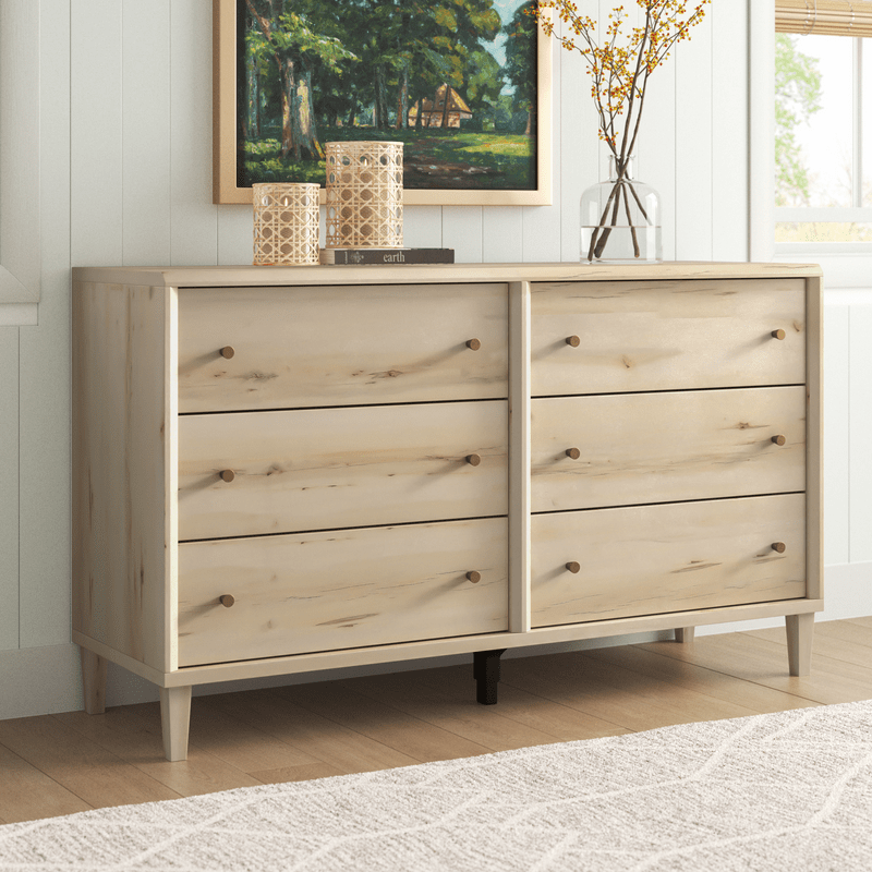 Harry 6 Drawer 59.055'' W Double Dresser
