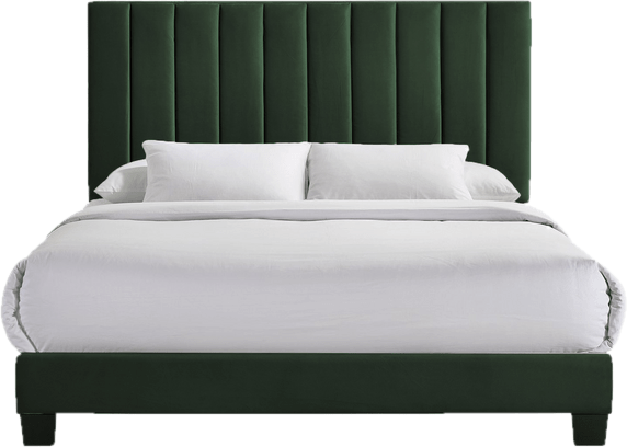 Miceli Queen Upholstered Platform 2 Piece Bedroom Set