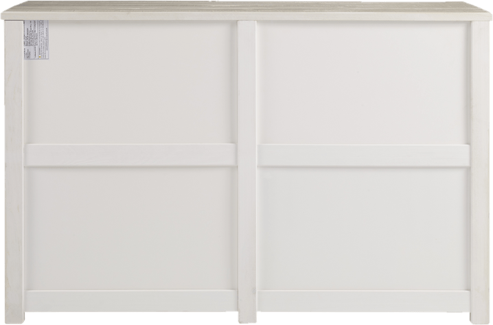 Romney 6 Drawer 51" W Solid Wood Double Dresser