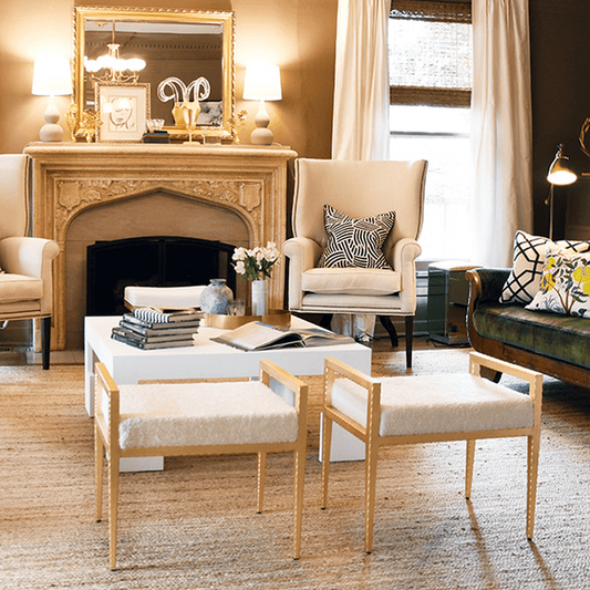 Emily Metal Vanity Stool