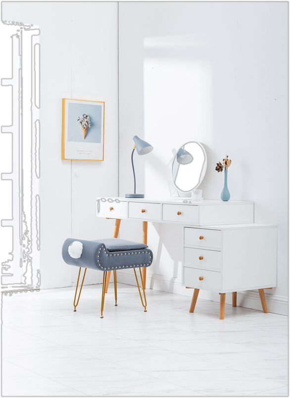 Ignacio Vanity Stool