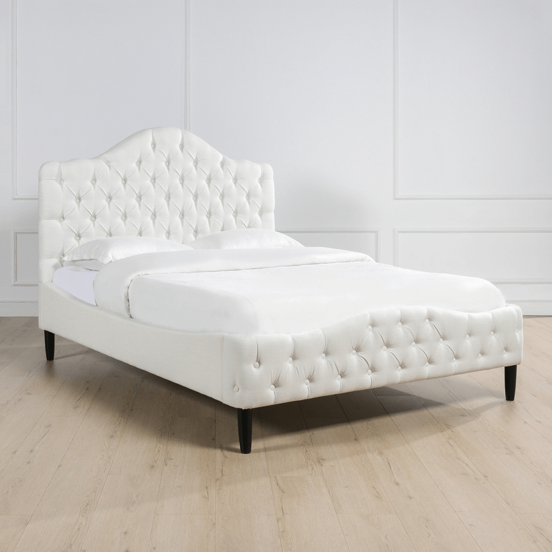 Harley Tufted Upholstered Low Profile Platform Bed